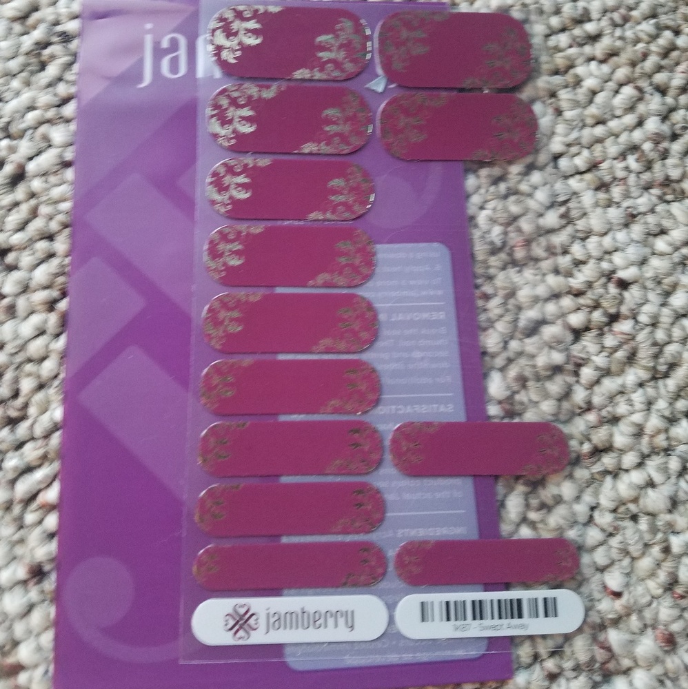 Partial Sheet Swept Away Jamberry